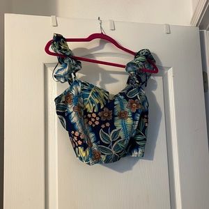 2 piece top and skirt set